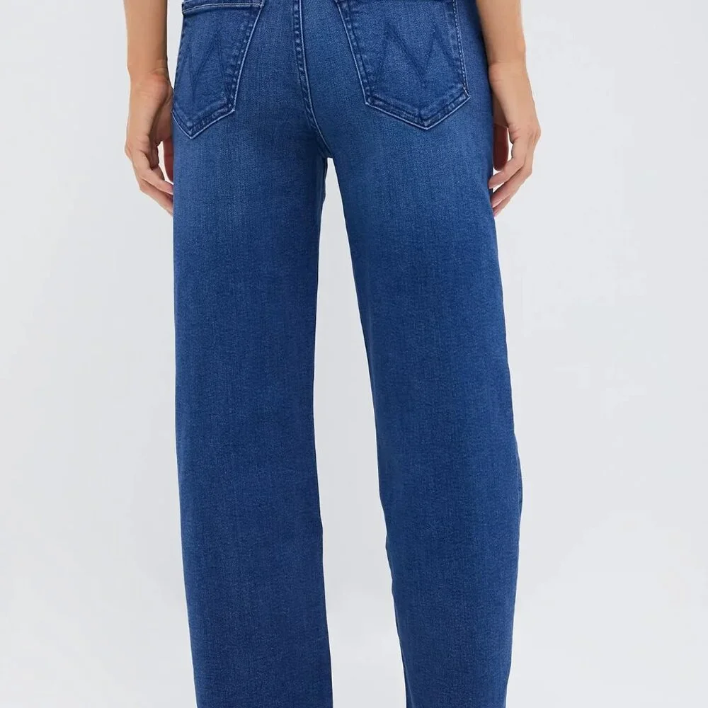 MOTHER The Spitfire Ankle Jean in dark wash (Whatever you Want) - Picture 4 of 5